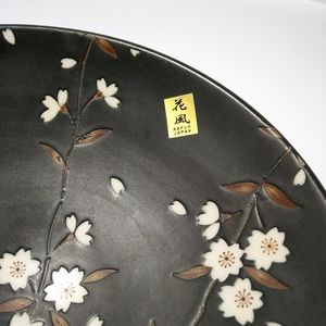 Sakura Cherry Blossom Stoneware Mixing Bowl Kafuh Japan